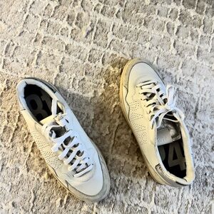 P448 White Athletic Shoes